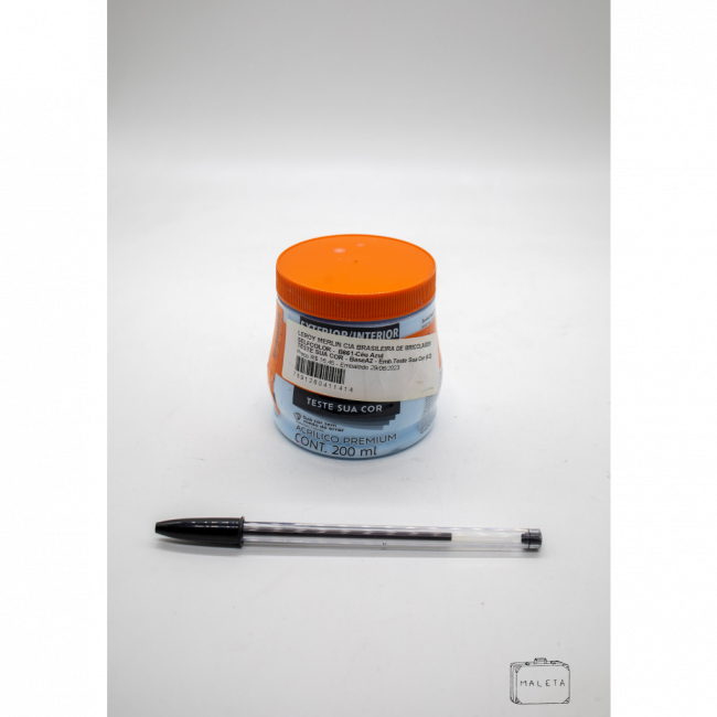 TINTA AZUL (POTE AZUL E LARANJA)