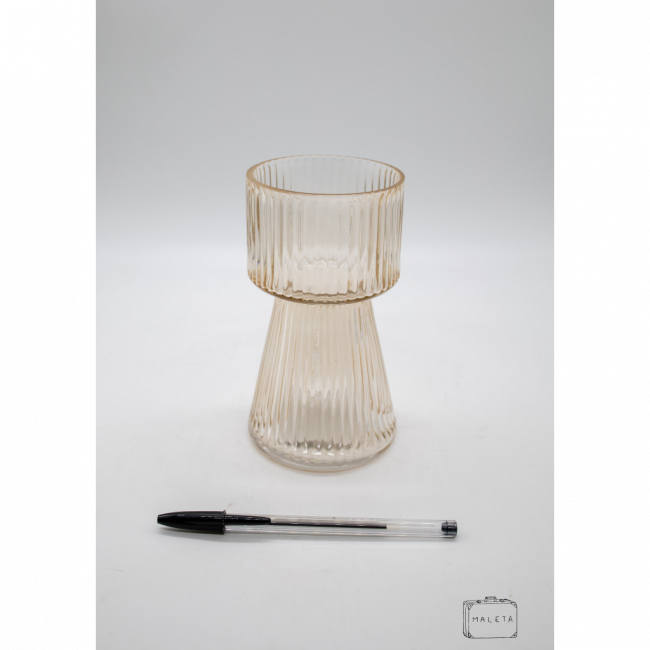 VASO TRANSPARENTE ROSÊ
