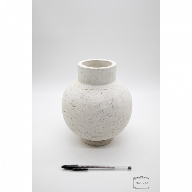 VASO CERÂMICA CLARO