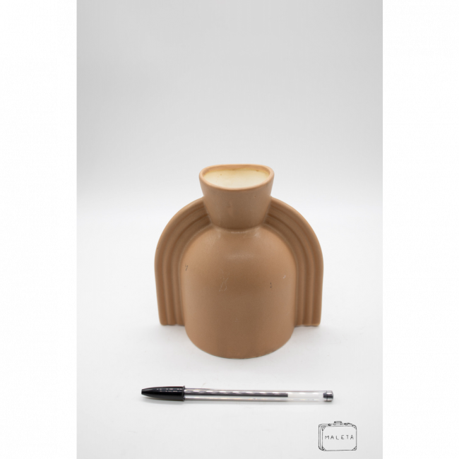 VASO MARROM COM ALÇA