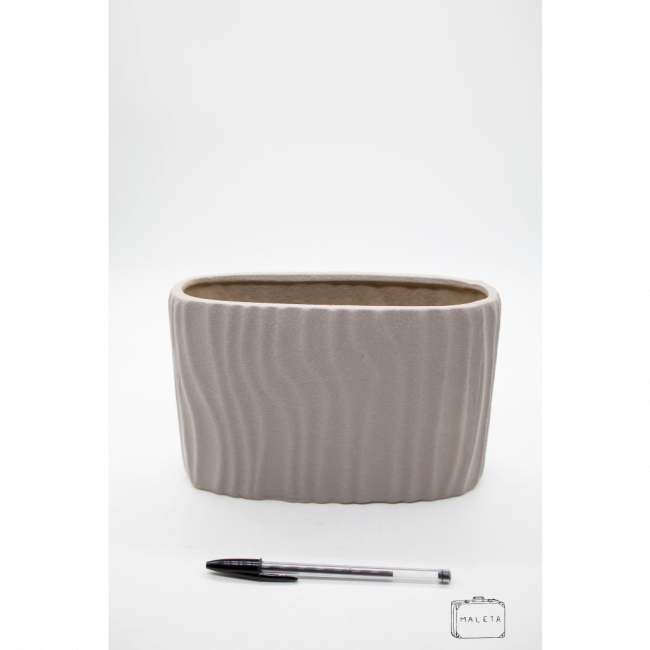 VASO DUNAS CERÂMICA LILÁS