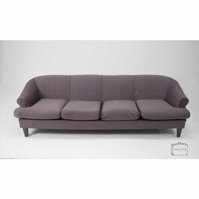 SOFÁ 4 LUGARES ROXO L2,40XP0,85XA0,75