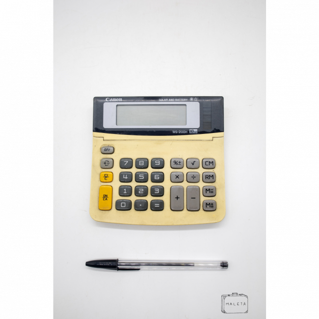 CALCULADORA BEGE CANON