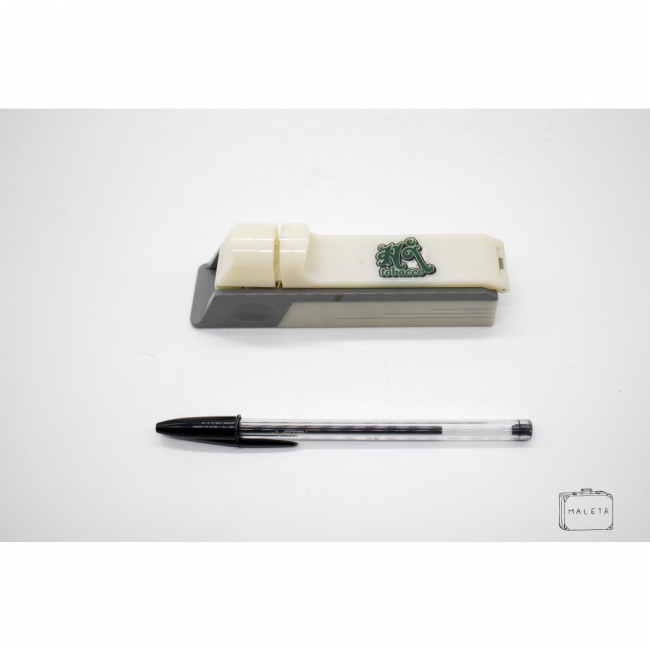 BOLADOR DE TABACO BRANCO COM CINZA