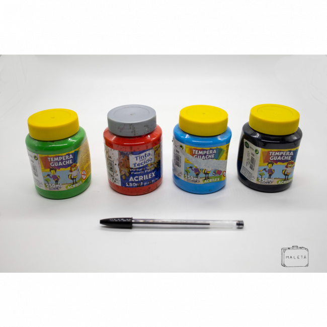 TINTA ACRILEX GUACHE - GRANDE