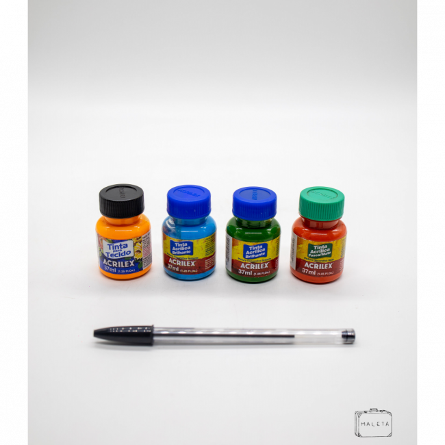 TINTA ACRILEX PARA TECIDO - PEQUENA