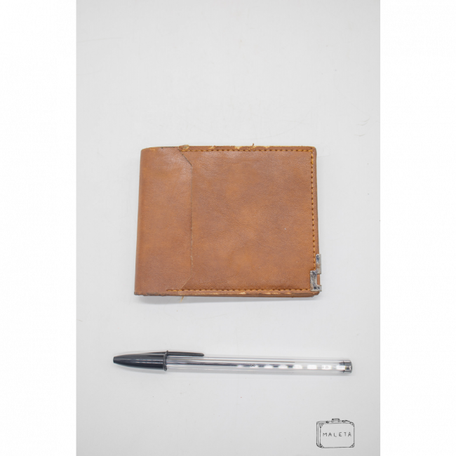 CARTEIRA MASCULINA MARROM DE COURO