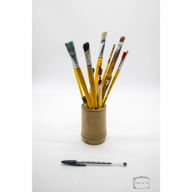 PORTA PINCÉIS BAMBU