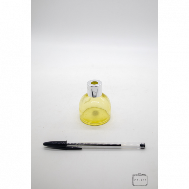 MINI DIFUSOR BOJUDINHO VIDRO AMARELO