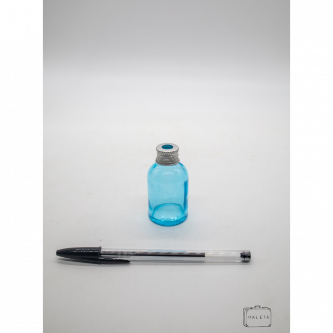 MINI DIFUSOR VIDRO AZUL