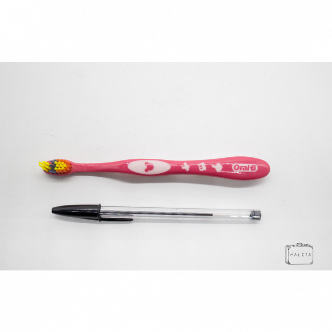 ESCOVA DE DENTE INFANTIL ROSA