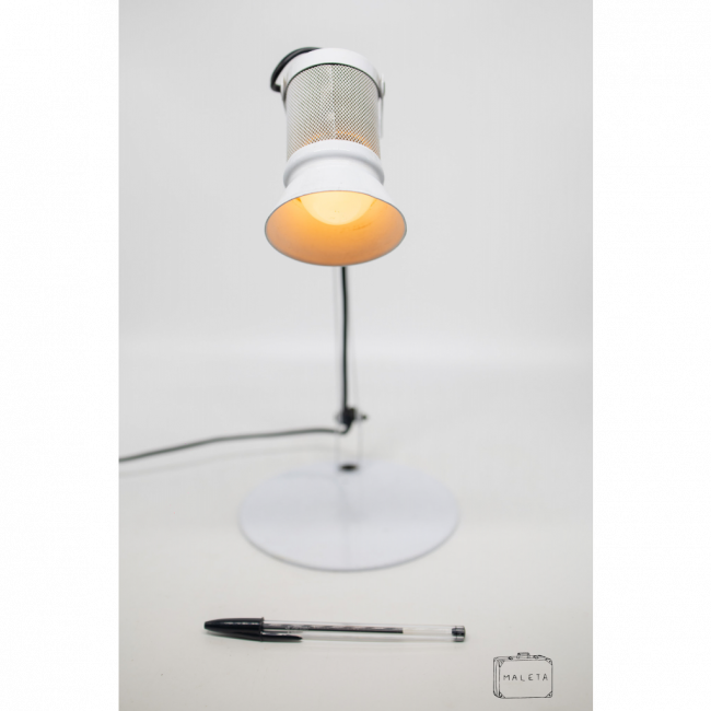 LUMINÁRIA DE MESA METAL BRANCA