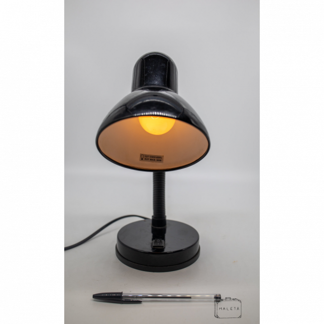 LUMINÁRIA DE MESA ARTICULADA PRETO BRILHANTE - DP