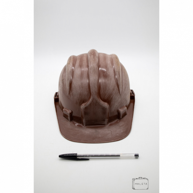 CAPACETE DE SEGURANÇA MARROM