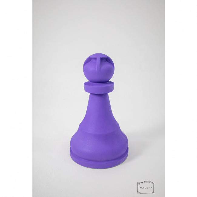 PEÇA XADREZ PIÃO ROXO - L0,28XC0,28XA0,46