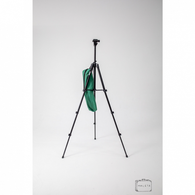 TRIPÉ PARA CÂMERA COM BOLSINHA VERDE