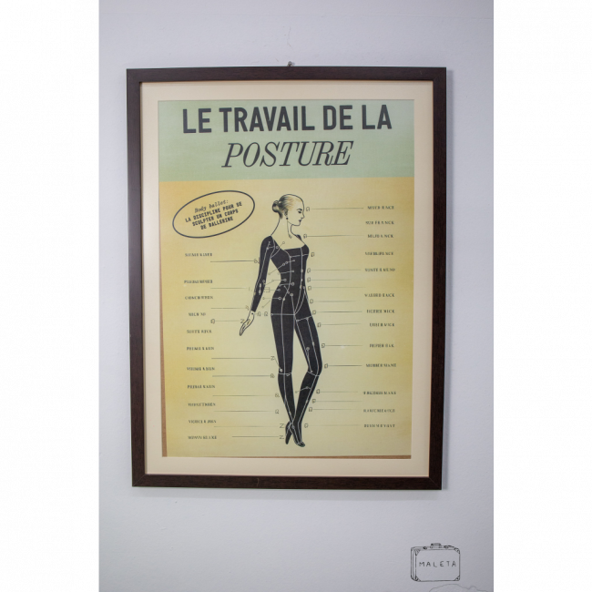 QUADRO LE TRAVAIL DE LA POSTURE – 51X69