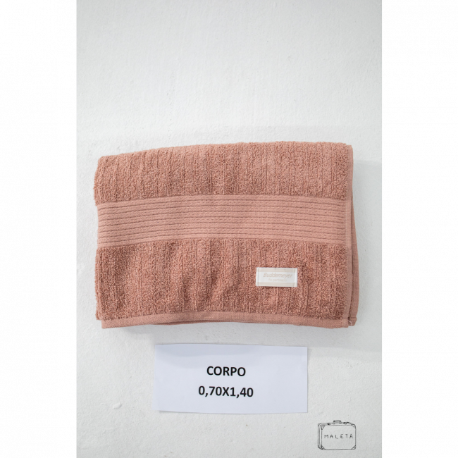 TOALHA DE BANHO ROSA - 0,70X1,40
