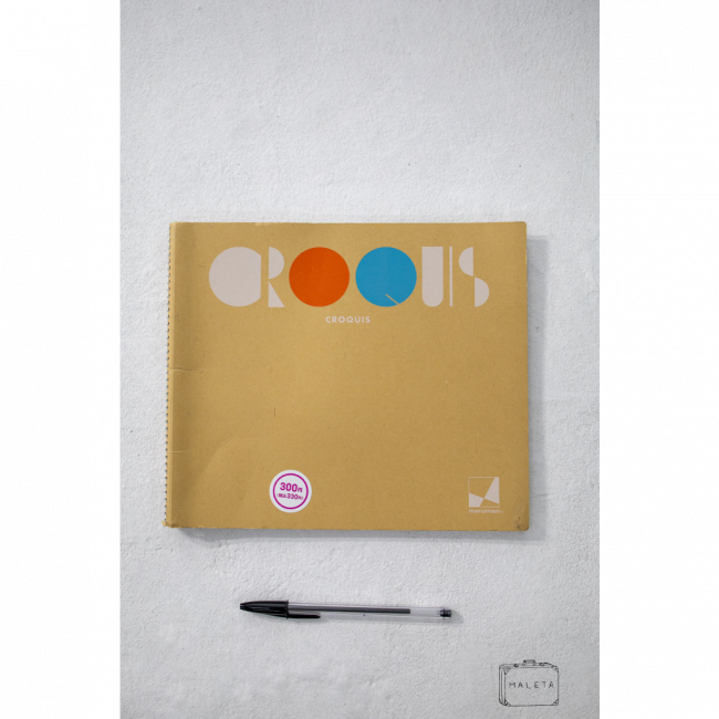 CADERNO DE DESENHO CAPA AMARELA