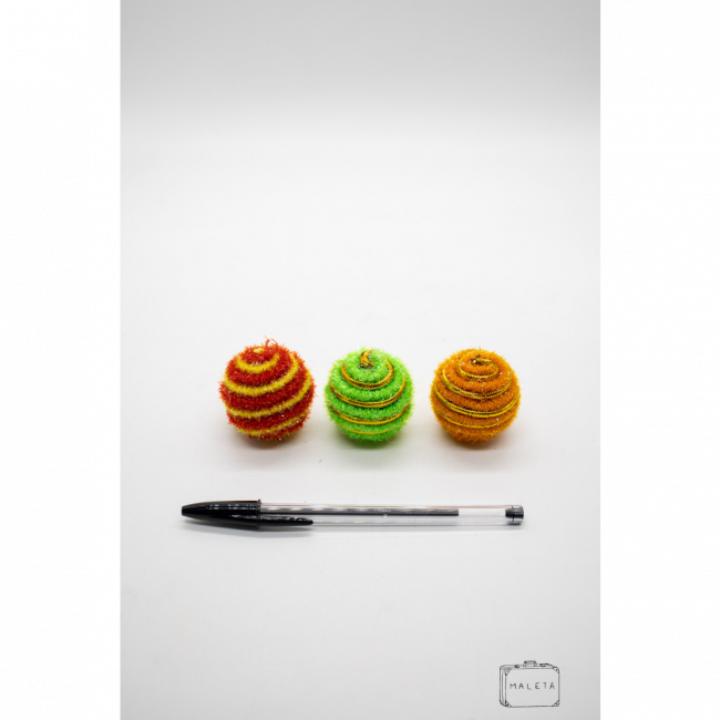 BOLINHA DE CORDÃO PARA PET (COLORIDAS)