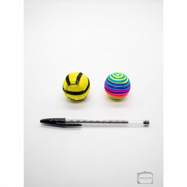 BOLINHAS BRINQUEDO PARA PET (DIVERSAS CORES)