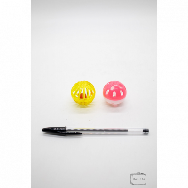 BOLINHAS ACRÍLICO BRINQUEDO PARA PET (DIVERSAS CORES)