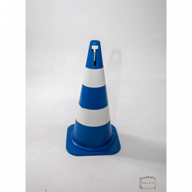 CONE AZUL E BRANCO