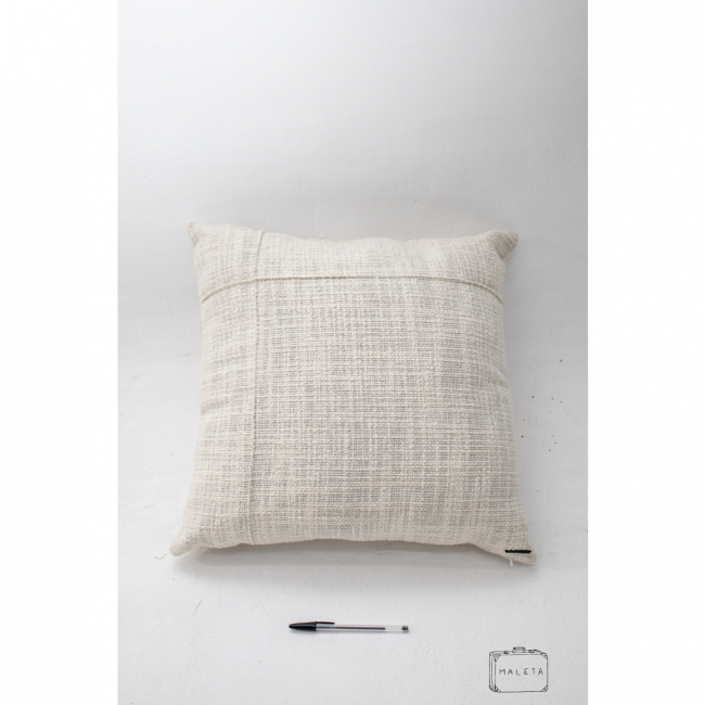ALMOFADA CREME FERNANDO JAEGER - 50X50