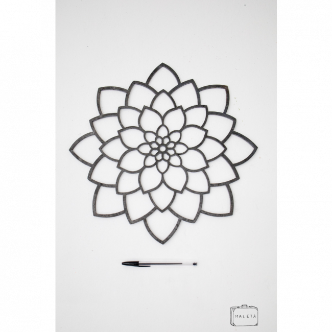 MANDALA DECORATIVA DE FERRO