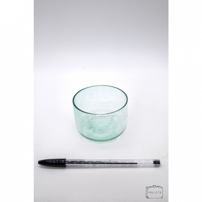 VASINHO DE VIDRO VERDE PEQUENO