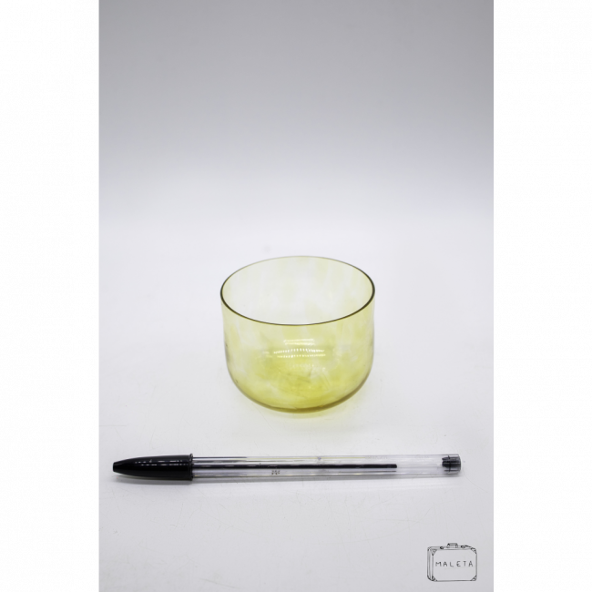 VASINHO DE VIDRO AMARELO PEQUENO