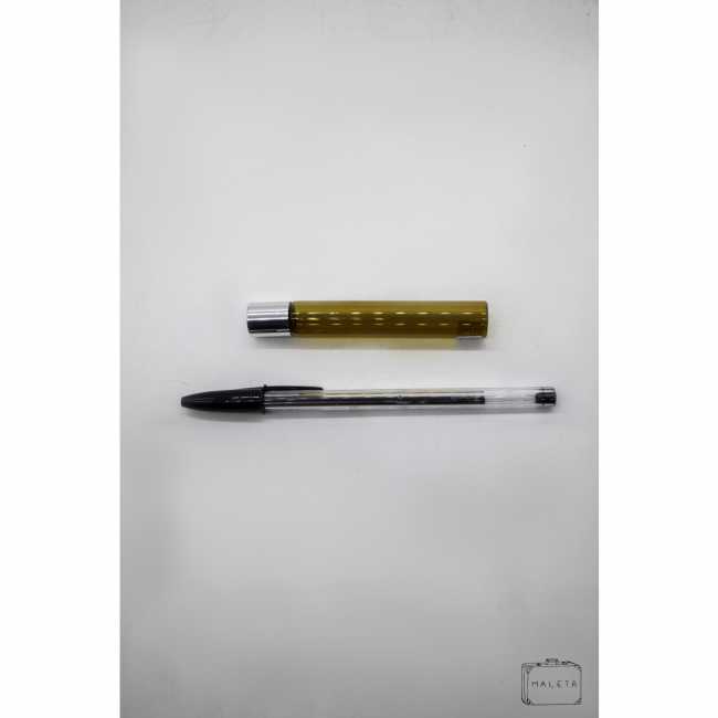 FRASCO DE BOLSA ROLL ON MARROM PARA PERFUME - LS