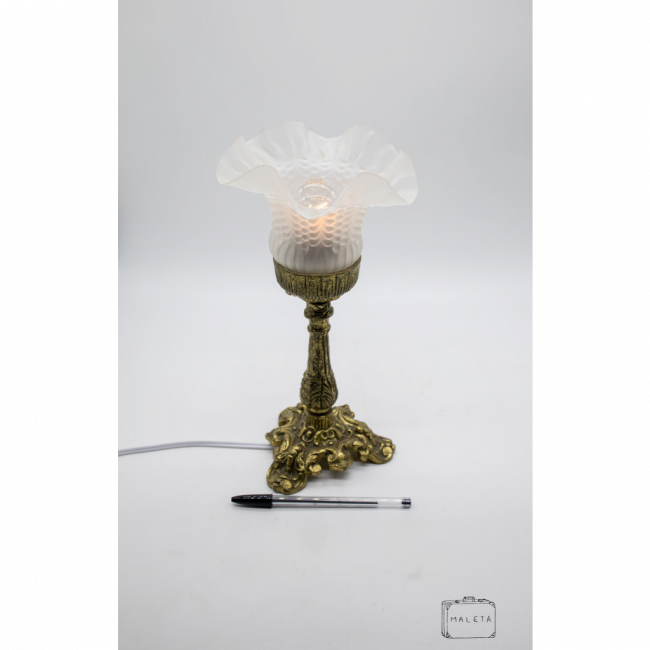LUMINÁRIA DE MESA VINTAGE OURO VELHO - LS
