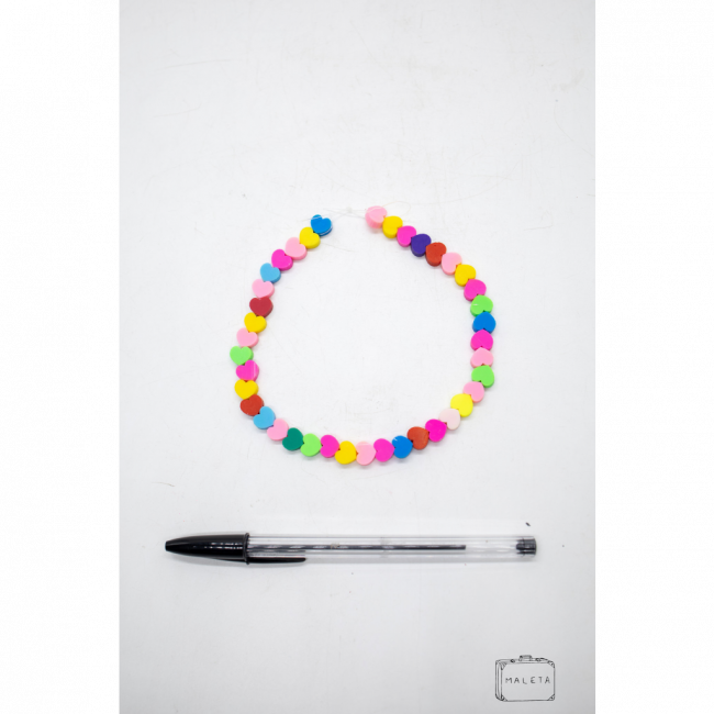COLAR DE MIÇANGAS COLORIDAS