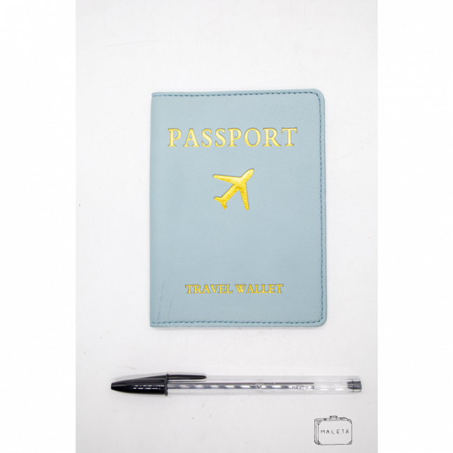 PORTA PASSAPORTE AZUL