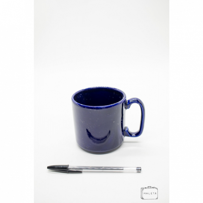 CANECA CERÂMICA AZUL ESCURO
