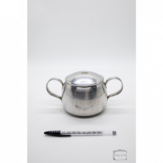 AÇUCAREIRO INOX COM ALÇA