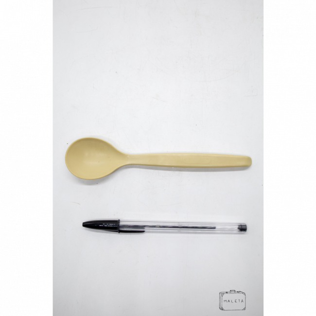 COLHER DE PLÁSTICO CREME