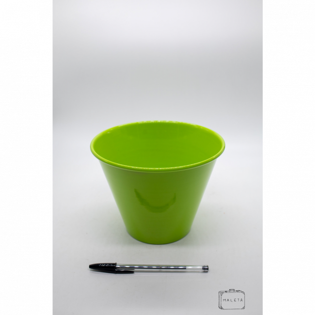 VASO DE METAL VERDE LIMÃO