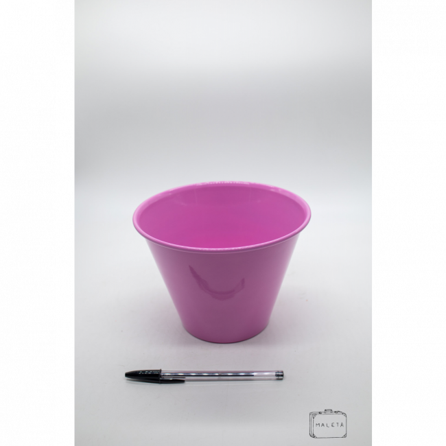 VASO DE METAL ROSA