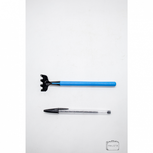 RASTELO PARA JARDIM ZEN COM CABO AZUL