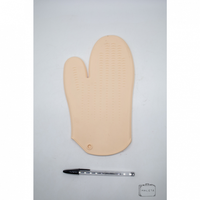 LUVA DE COZINHA DE SILICONE ROSA