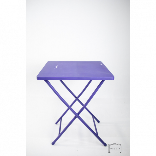 MESA DE FERRO QUADRADA – PODE SER PINTADA NA COR DESEJADA L0,58XP0,58XA0,71