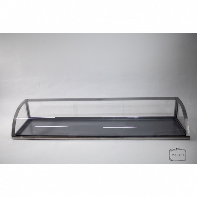 ESTUFA PARA SALGADOS DE INOX COM VIDRO L1,95XP0,52XA0,30
