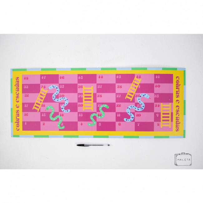 TABULEIRO DO JOGO COBRAS E ESCADAS