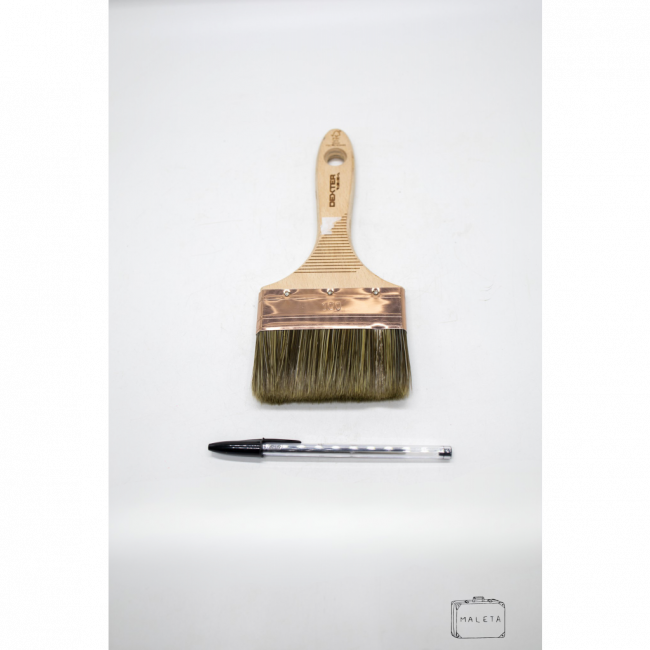 PINCÉL CABO MADEIRA DETALHE ROSEGOLD - LS
