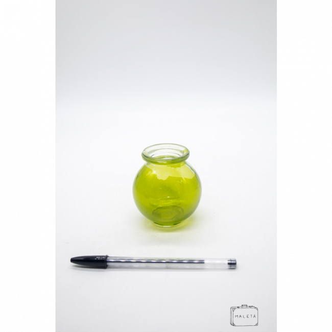 VIDRO BOLINHA VERDE PEQUENO