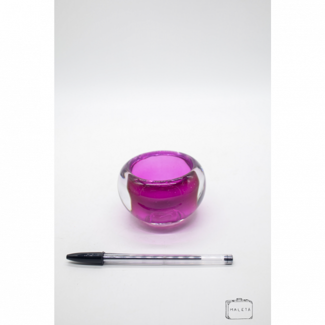 VIDRO BOLINHA PINK MÉDIO
