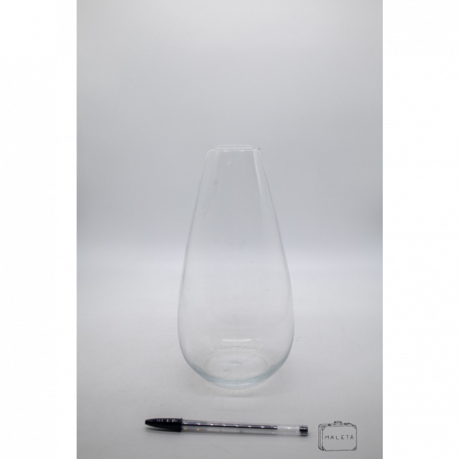 VASO VIDRO CÔNICO