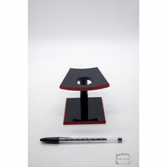 SUPORTE PARA TEMAKI PRETO E VERMELHO